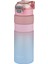 Çift Renk 800 ml Kaydırmaz Silikon Gövde Rahat Içim Pipetsiz Motivasyon Su Matarası 1