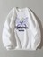 Kadın Butterflies Inspire Baskılı Oversize Sweatshirt 1
