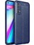 Realme 7 Kılıf Niss Derili Silikon Lacivert 1