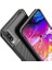 Apsuwa Samsung Galaxy A70 Karbon Görünüm Negro Silikon Kılıf + Ekran Koruyucu Nano 3