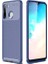 Apsuwa Samsung Galaxy A21 Karbon Görünüm Negro Silikon Kılıf + Ekran Koruyucu Nano 1