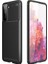 Apsuwa Samsung Galaxy S21 Plus Karbon Görünüm Negro Silikon Kılıf + Ekran Koruyucu Nano 1