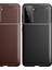 Apsuwa Samsung Galaxy S21 Karbon Görünüm Negro Silikon Kılıf + Ekran Koruyucu Nano 5