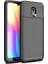 Xiaomi Redmi 8A Kılıf Negro Silikon Karbon Desen + Ekran Koruyucu Nano 1
