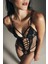 Siyah Fleur Bodysuit - Privee Koleksiyonu 2