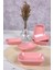 Pembe Dikdörtgen Çerezlik / Kayık 13 Cm 6 Adet 1