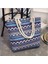 Moda Katlanır Bayanlar Büyük Tote Çiçek Baskı Kanvas Çanta(Yurt Dışından) 1