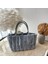 Peluş Örgülü Büyük Tote Faux Fur Bayan Alışveriş Çantası(Yurt Dışından) 1