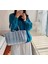 Peluş Örgülü Büyük Tote Faux Fur Bayan Alışveriş Çantası(Yurt Dışından) 2