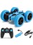 4WD Radyo Kontrol Araçları Deformasyon Buggy Elektronik Rc Kaya Rulo Araba 360 Derece Çevirme Paletli Model Stunt Arabalar Oyuncak | Rc Arabalar (Mavi) 1