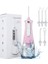 Taşınabilir Oral Irrigator USB Şarj Edilebilir Su Flosser Diş Su Jeti 350ML Su Tankı Su Geçirmez Diş Temizleyici | Oral Santıkçılar (Pembe) 1