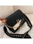 Kadınlar Için 19 cm Moda Çanta Crossbody Çanta Omuz Paketi Fanni Çanta Çantalar Çanta Tasarımcı Küçük Çanta Çapraz Vücut Lüks Bayan Çanta (Siyah) 2