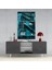 Mavi Merdivenler Cam Tablo - 72X46 cm 4