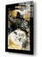 Altın Tozu Grafit Cam Tablo - 72X46 cm 1