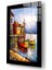 Balıkçı Kasabası Cam Tablo - 72X46 cm 1