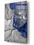 Mavi Mermer Cam Tablo - 72X46 cm 1
