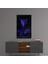 Darko Purple Cam Tablo - 72X46 cm 3