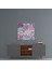 Mor Damask Cam Tablo - 60X60 cm 4