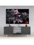 Pembe Duman Cam Tablo - 72X46 cm 4