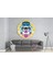 Filozof Goril Cam Tablo - 60X60 cm 3