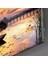 Rıhtımda Gün Batımı Cam Tablo - 72X46 cm 3