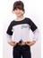 Toontoy Kız Çocuk Varaklı Girl Baskılı Sweatshirt 1