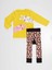 Leopar Kız Bebek T-Shirt Tayt-Pantolon Takım 4