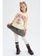 Kız Çocuk Bisiklet Yaka Sweatshirt X9666A622AU 3