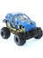 Die Cast Off Road Mini Polis Aracı - Mavi 2