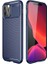 Apple iPhone 12 Pro Max Karbon Görünüm Negro Silikon Kılıf + Ekran Koruyucu Nano 1