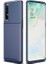 Oppo Reno3 Pro (CPH2009) Karbon Görünüm Negro Silikon Kılıf + Ekran Koruyucu Nano 1