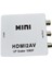 1080P HDMI Uyumlu - 3.5mm Ses Kablosu ile Rca Av Kompozit Adaptör Dönüştürücüsü VGA2AV / Cvbs Audio'dan Pc'ye Hdtv Dönüştürücü 2