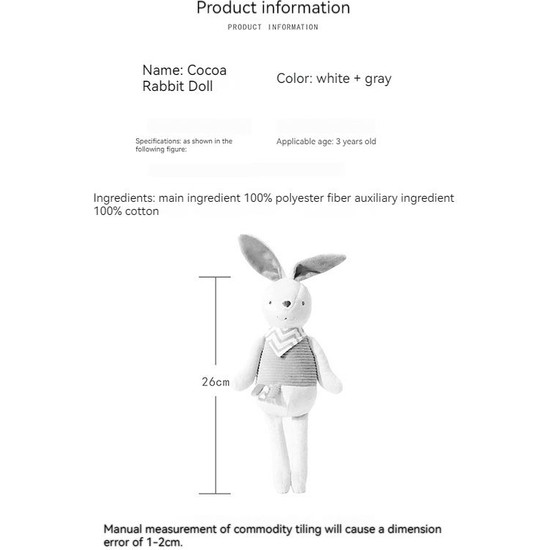 Prodigy Toy Sevimli Tavşan Peluş Oyuncak (Yurt Dışından) Fiyatı