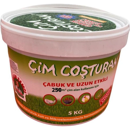 Özlem Çim Coşturan 2820 Çim Gübresi 5 kg 250 M2 Için