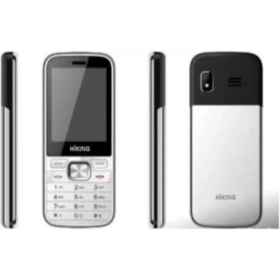 Hiking X9 Gümüş Tuşlu Cep Telefonu Çelik Kasa Distribitör Garantili