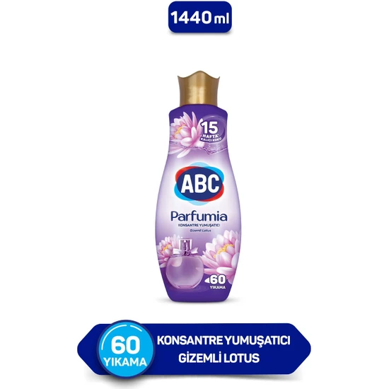 ABC Parfumia Konsantre Yumuşatıcı Gizemli Lotus 1440 ml
