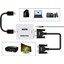 HDMI To VGA Full Hd 1080P Görüntü ve Ses Dönüştürücü Çevirici HDMI In VGA Out Converter HDMI VGA 2