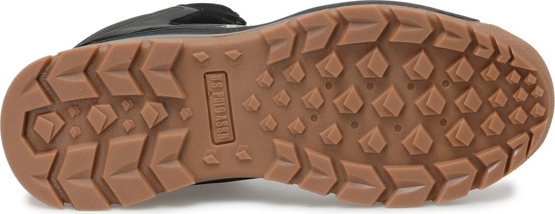 U.S. Polo Assn. Sagan Hı 2pr Siyah Erkek Outdoor Bot Su Geçirmez Suni Deri Düz Topuk görsel 4