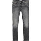 Tommy Jeans Normal Bel Slim Fit Siyah Erkek Denim Pantolon DM0DM13520-1BZ_SCANTON Slım CF3371