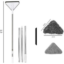 Dunk Üçgen Paspas Dönebilen Paspas Kafası Cam Pencere Temizleme Fırçası (Yurt Dışından)