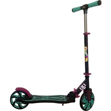 Çekirdek Zeka Dipsy 2 Tekerlekli Katlanabilir Yeşil-Pembe Scooter