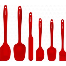 Valletta Drongo 6'lı Spatula Set Kırmızı