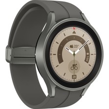 Samsung Galaxy Watch 5 Pro Akıllı Saat Gri 45mm SM-R920NZTATUR (Samsung Türkiye Garantili)