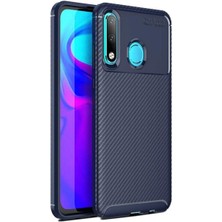 Apsuwa Huawei P30 Lite Karbon Görünüm Negro Silikon Kılıf + Ekran Koruyucu Nano