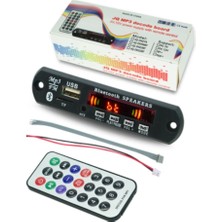 Autoline Mikrofonlu-Bluetooth-Radyo-Usb-Aux-Sd Kart Mp3 Çalar 12 Volt