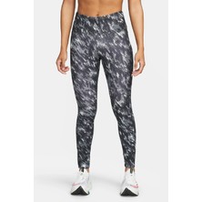 Nike Fast Dri Fit Running Leggins 3 Cepli Toparlayıcı Siyah Tayt