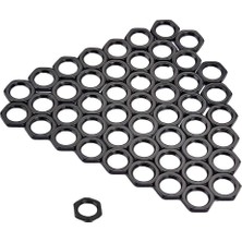 St Sports 50X Metal Gitar Fındık 8mm Çapı Gitar Tencere Giriş Çıkışı Jacks Siyah  (Yurt Dışından)