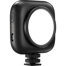 Telesın Dahili Bataryalı Mini LED Selfie Vlog Işık Seti 120° Aydınlatma Açılı & Tripod Yuvalı