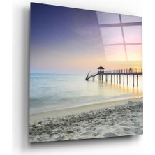 Insigne Rıhtım Cam Tablo - 40X40 cm