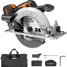 Worx Wx520 20volt 4.0ah. Li-Ion Kömürsüz Profesyonel Daire Testere